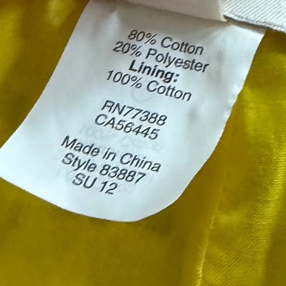 J. Crew Lucille Dress Yellow Floral‎ Lace Overlay Sleeveless Cotton Classic SZ 4